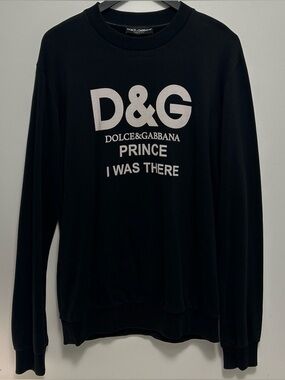Rare Vintage Dolce & Gabbana “Prince I Was There” Crewneck Sweatshirt